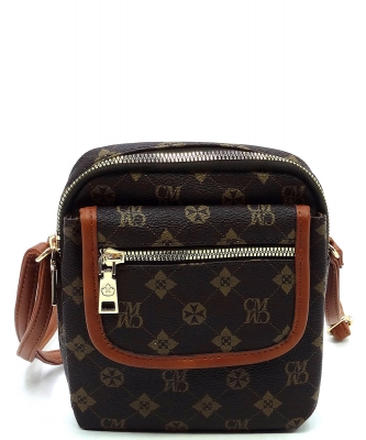 CM Monogram Crossbody Bag CM2761 BROWN